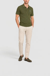 Pull à col polo Golf - Olive
