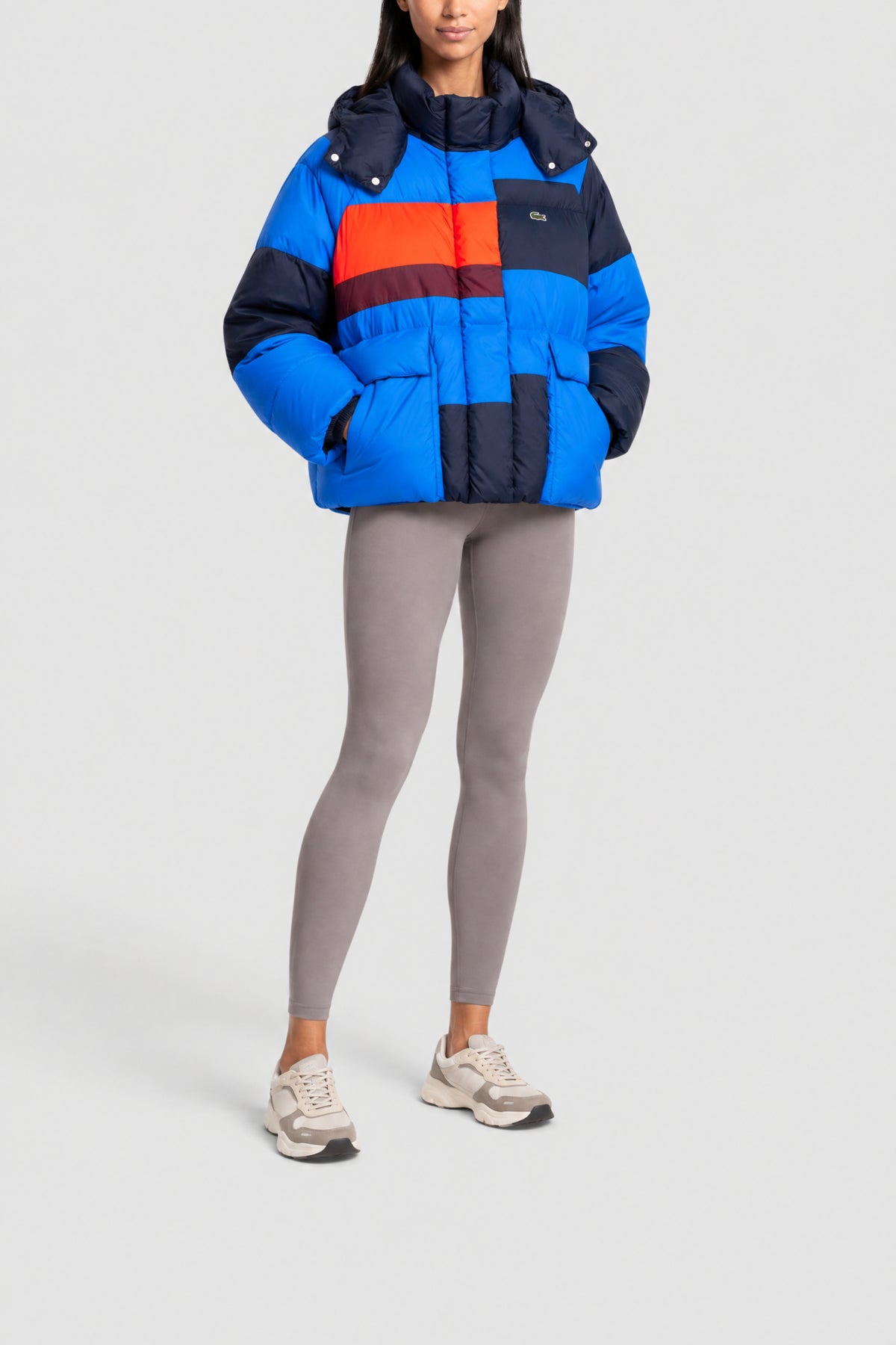 Doudoune oversize avec capuche amovible - Marine & Hilo