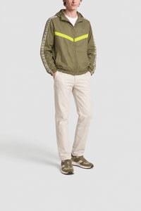 Veste de survêtement Tennis monogramme - Kaki & Luciole