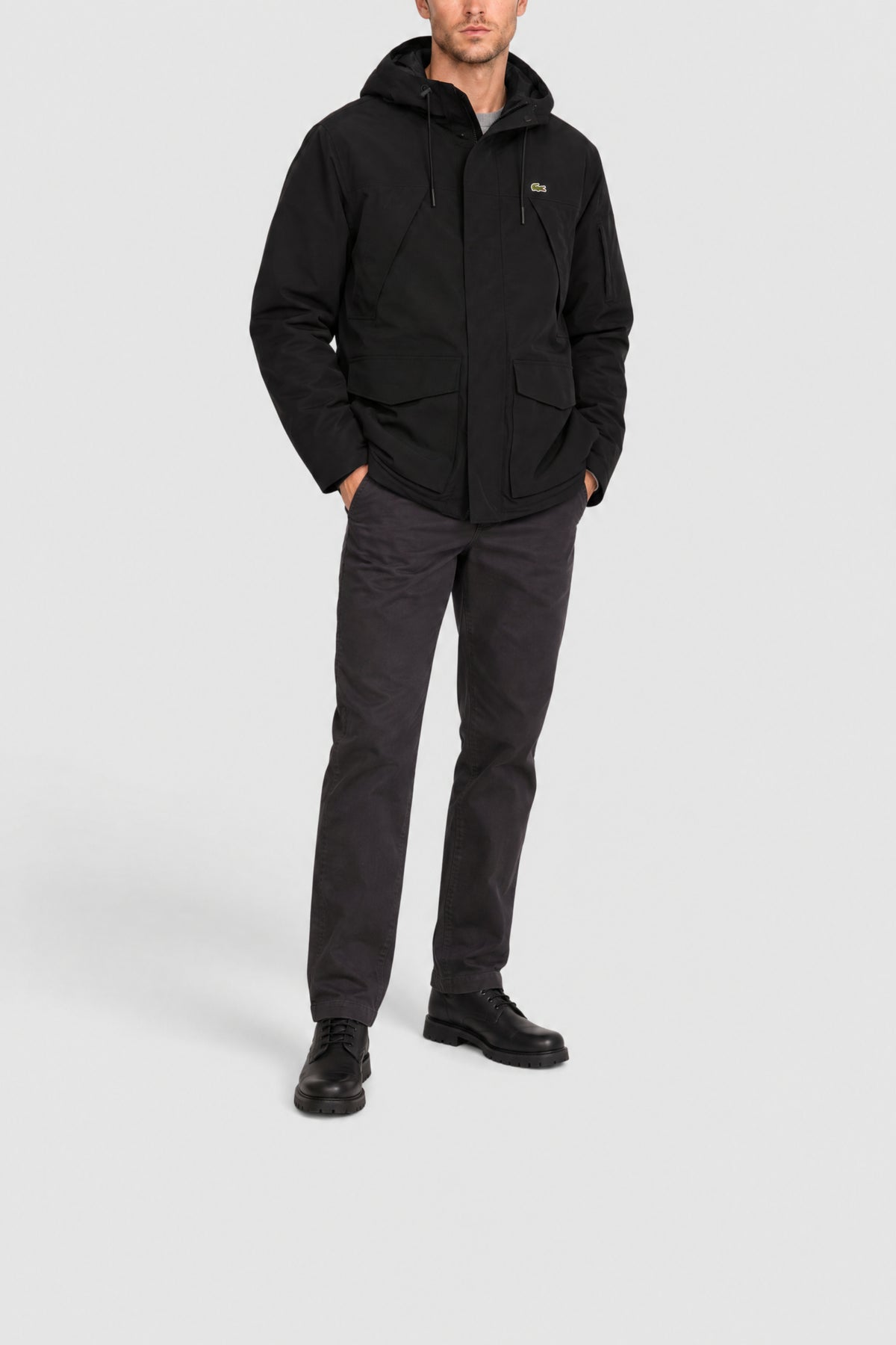 Parka imperméable et rembourrée - Noir