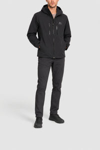 Parka à capuche imperméable - Noir