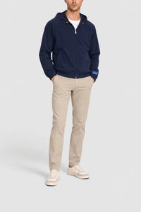 Veste à capuche en laine - Marine