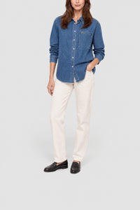 Chemise oversize en denim - Medium Blue Used