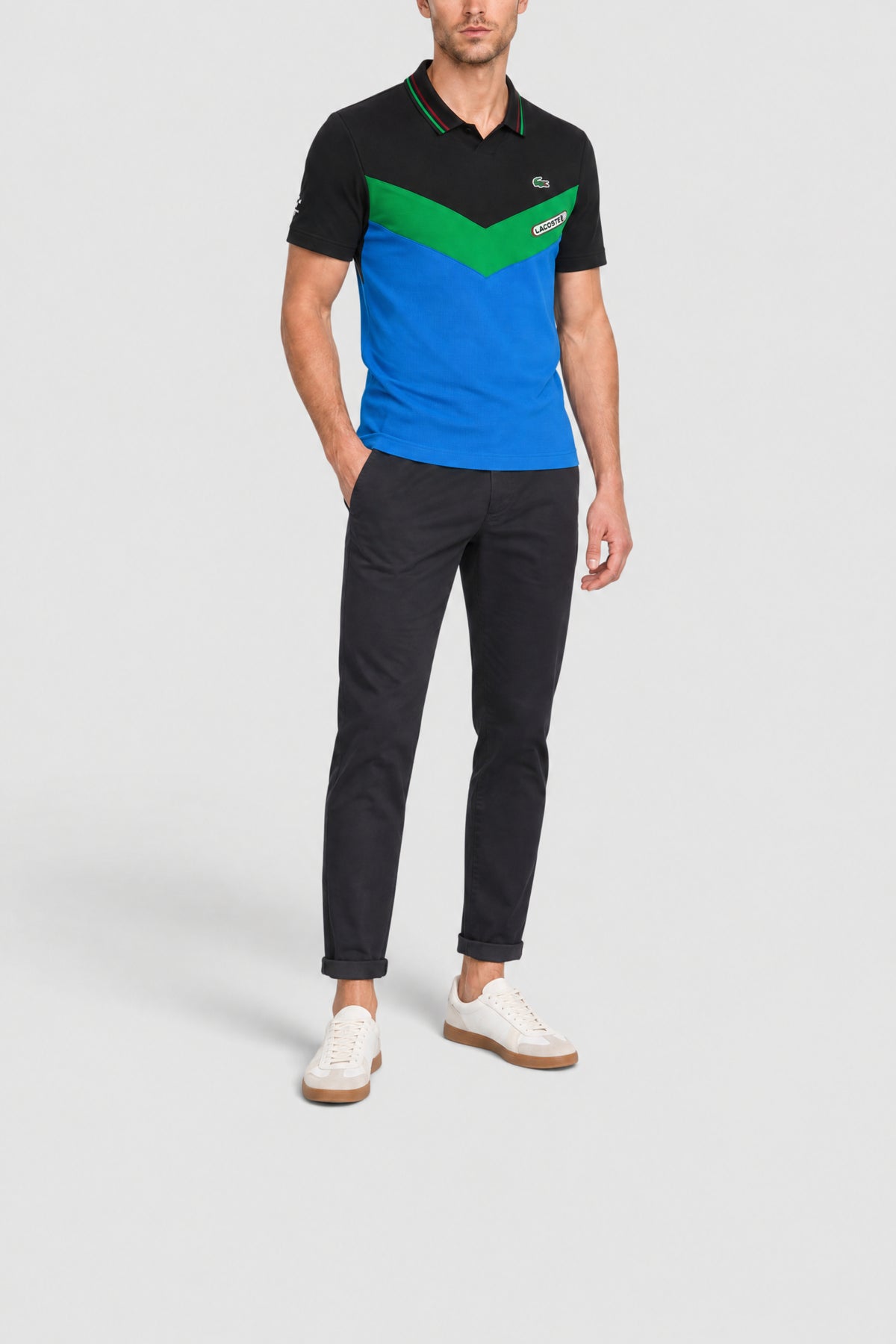 Polo Tennis x Daniil Medvedev effet sans couture - Noir & Zin