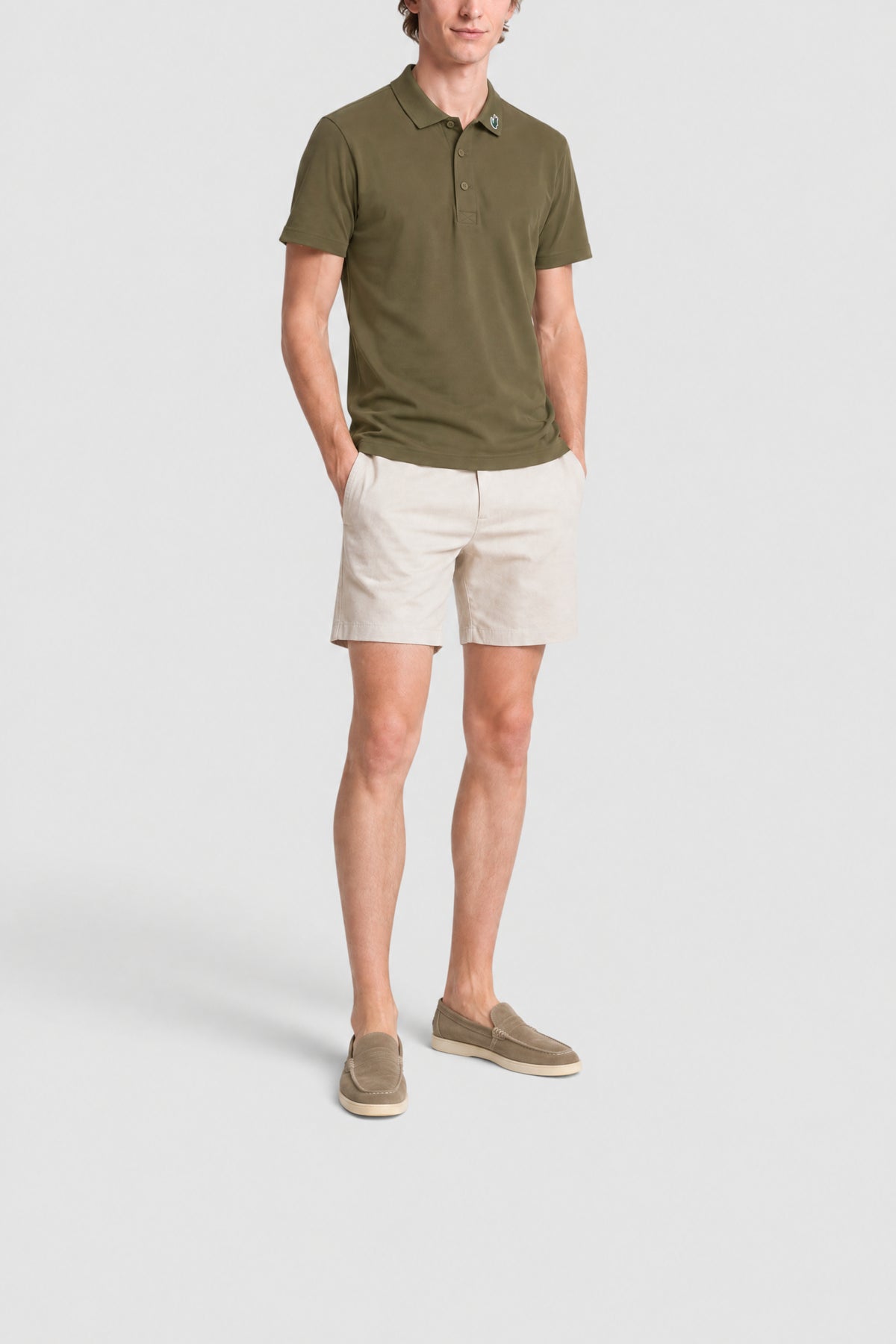 Polo Golf protection UV - Olive