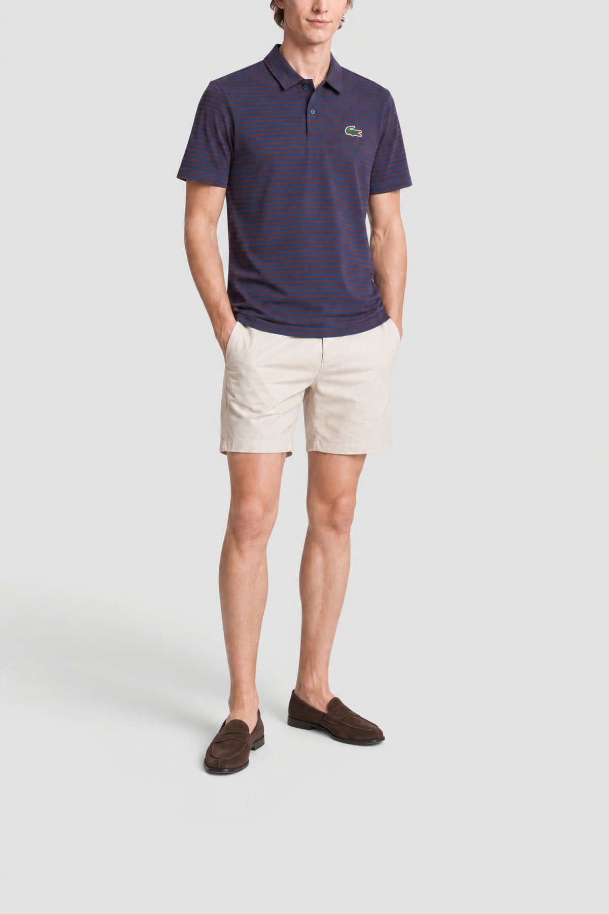Polo à rayures avec logo - Sphère & Expresso