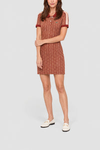 Robe polo slim fit jacquard monogramme - Iberis & Latte