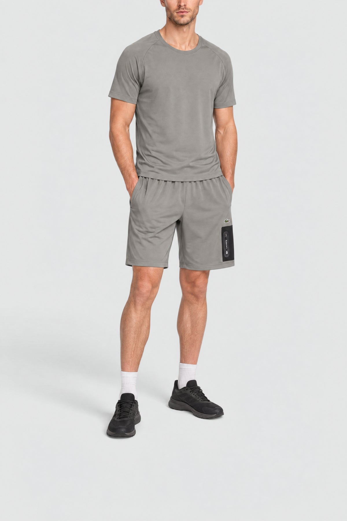 Bermuda à taille élastique - Poivre & Noir