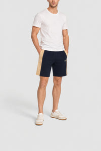 Short en molleton - Marine & Croissant