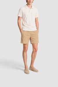 Bermuda relaxed fit effet délavé - Sand