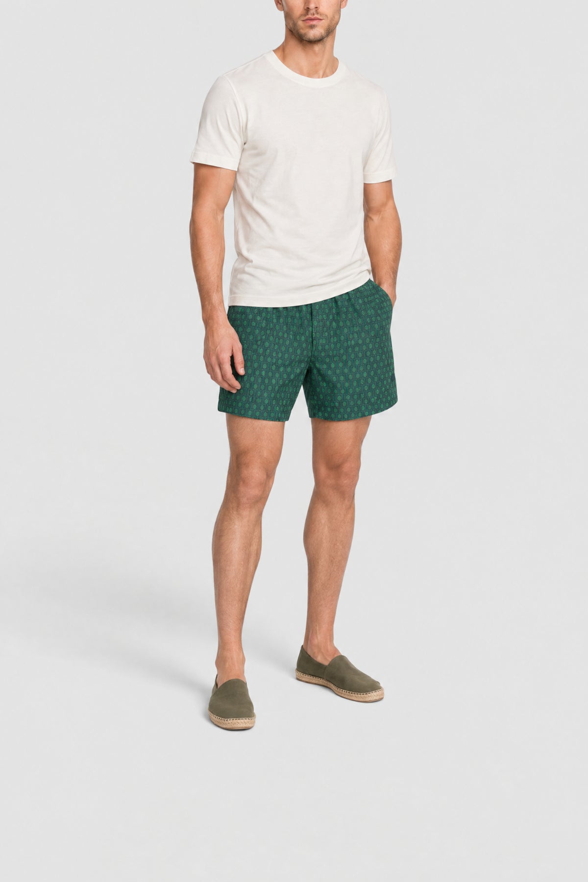 Short imprimé à poches - Linnee & Monstera