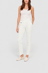 Pantalon droit à pinces - Farine