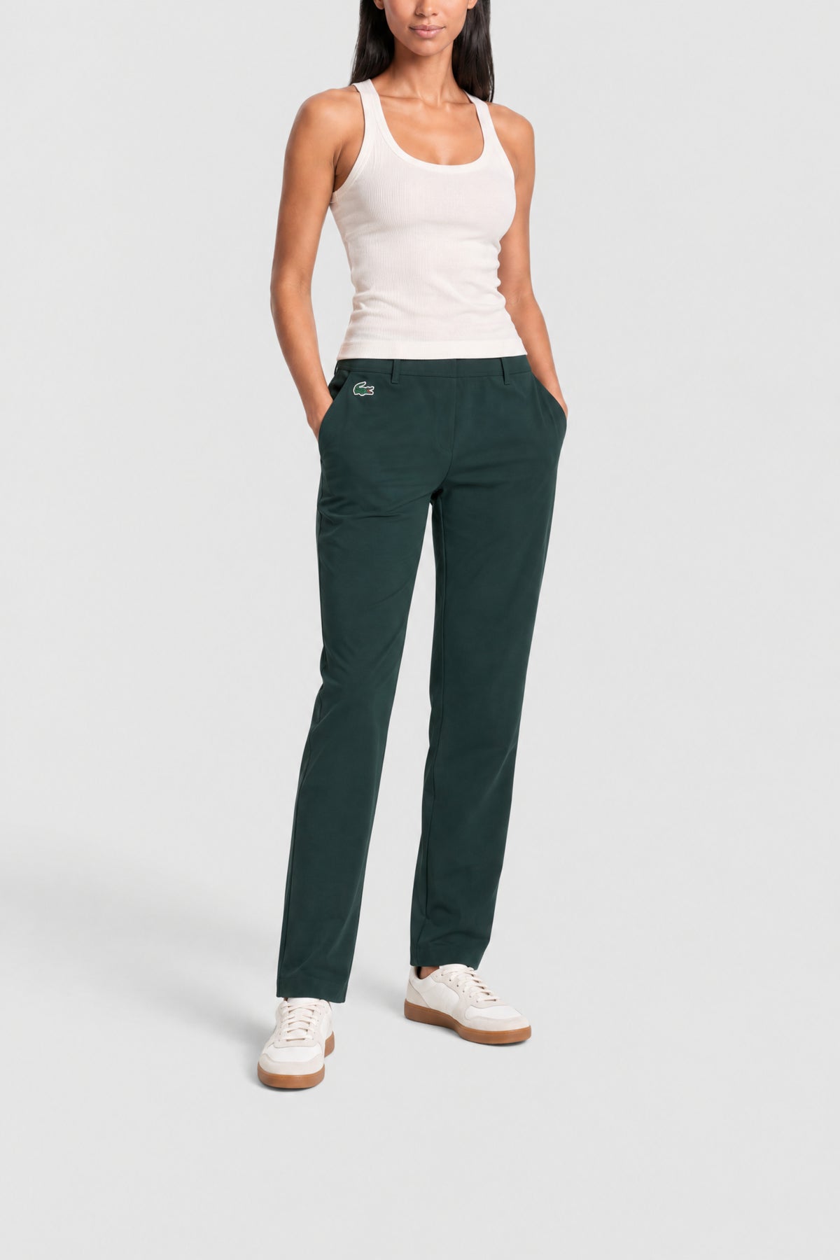 Pantalon droit à poches - Sinople