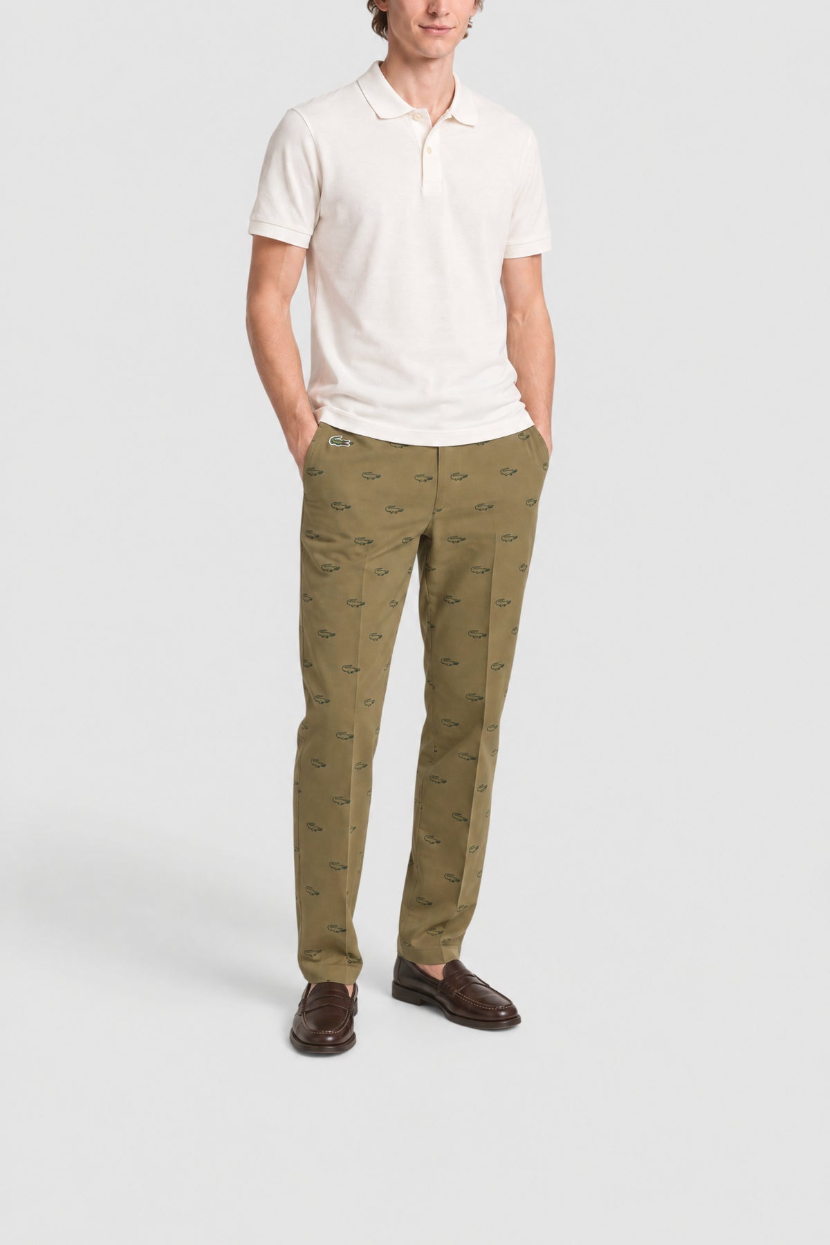 Pantalon chino Golf - Olive
