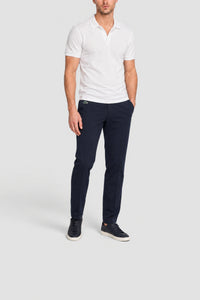 Pantalon droit à poches - Marine