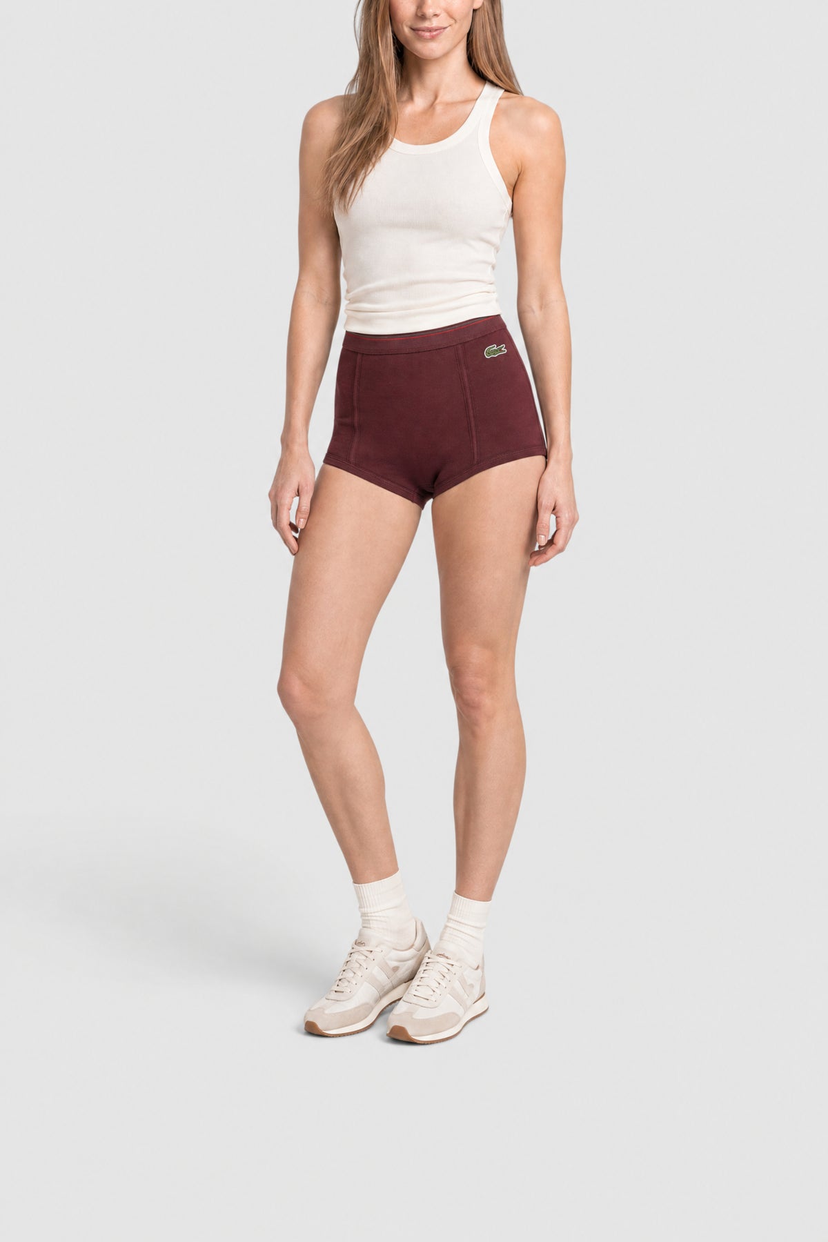 Culotte taille haute en piqué - Expresso