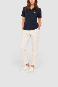 Polo avec logo tricolore - Marine