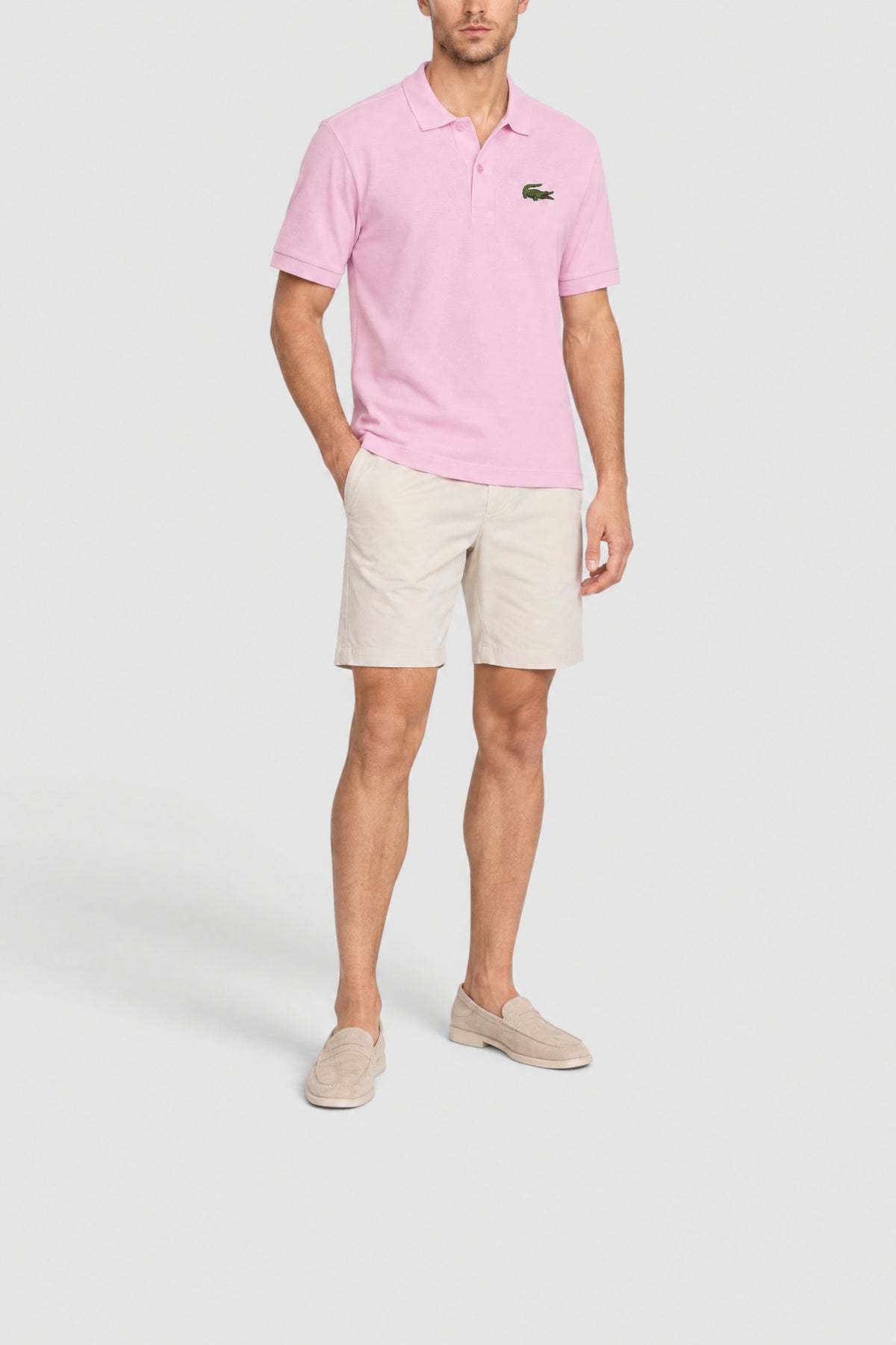 Polo L.12.12 loose fit en piqué - Gelato