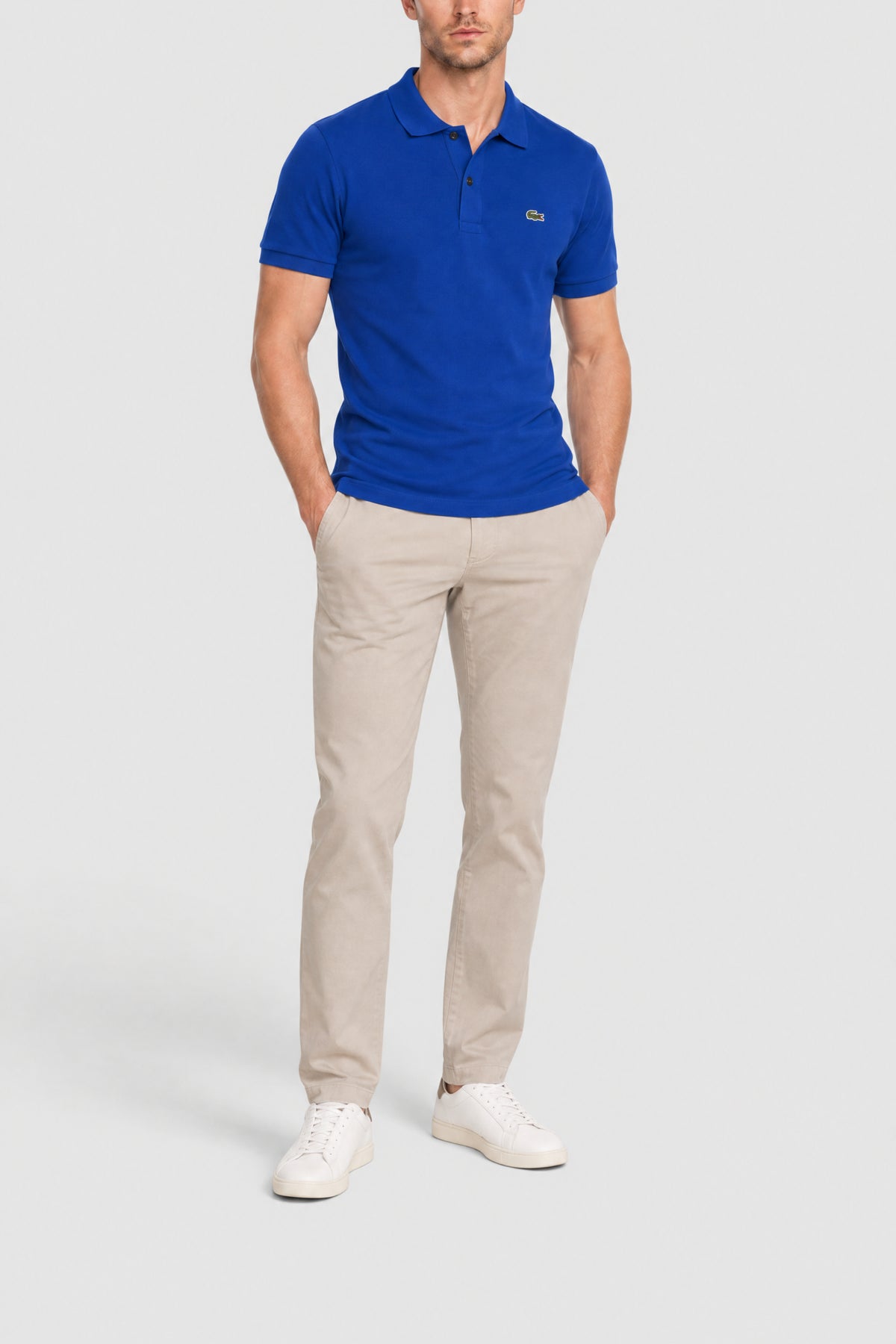 Polo L.12.12 en petit piqué - Cobalt