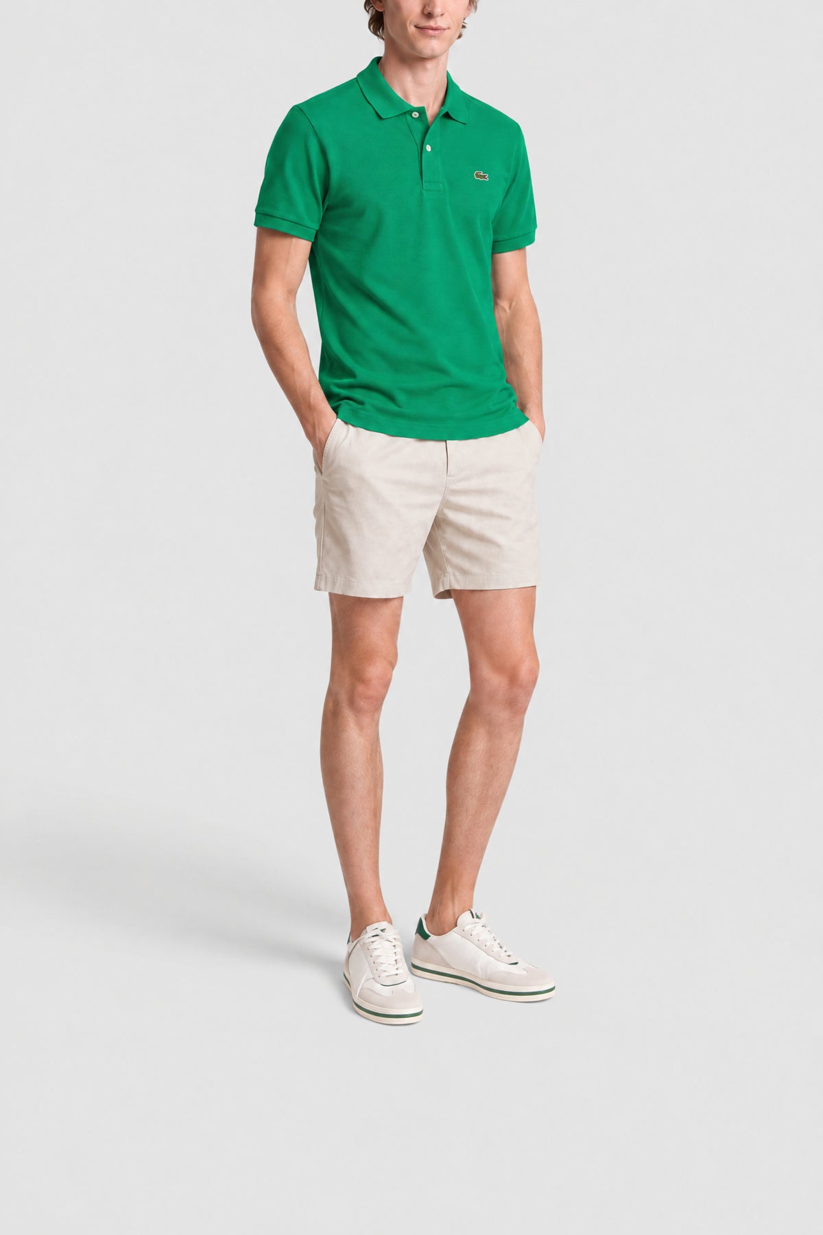 Polo L.12.12 slim fit Petit piqué - Fluorine