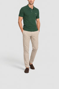 Polo L.12.12 slim fit Petit piqué - Sequoia