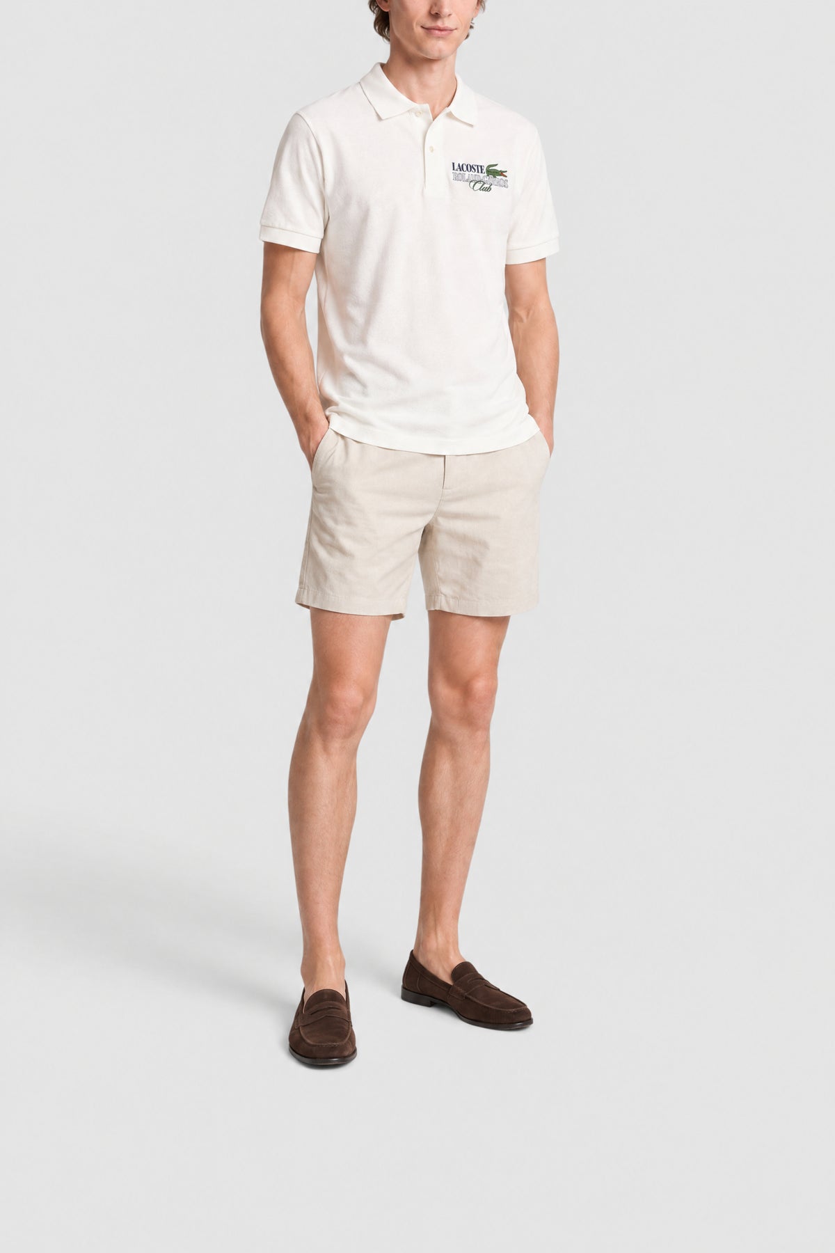 Polo Édition Roland-Garros en éponge - Farine