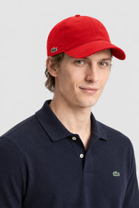Casquette avec logo - Rouge