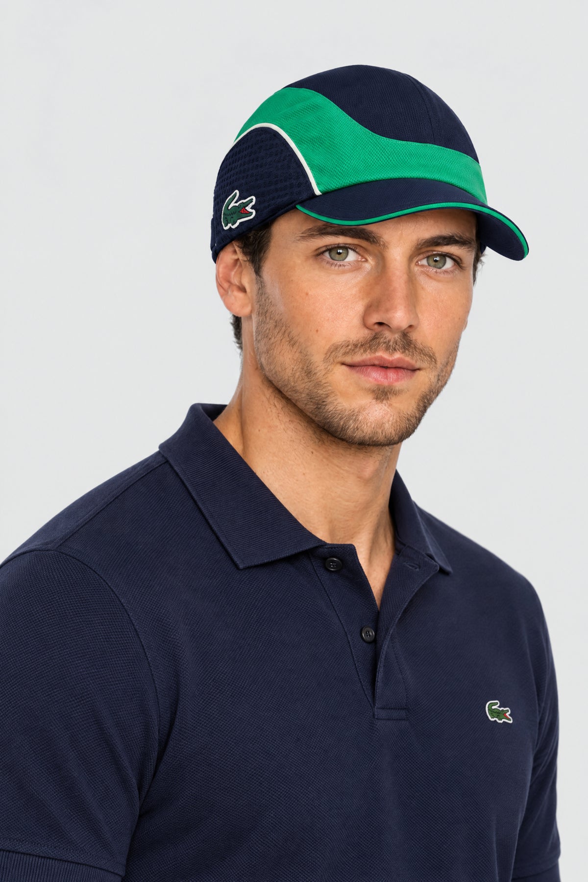 Casquette à liseré - Marine & Calathea