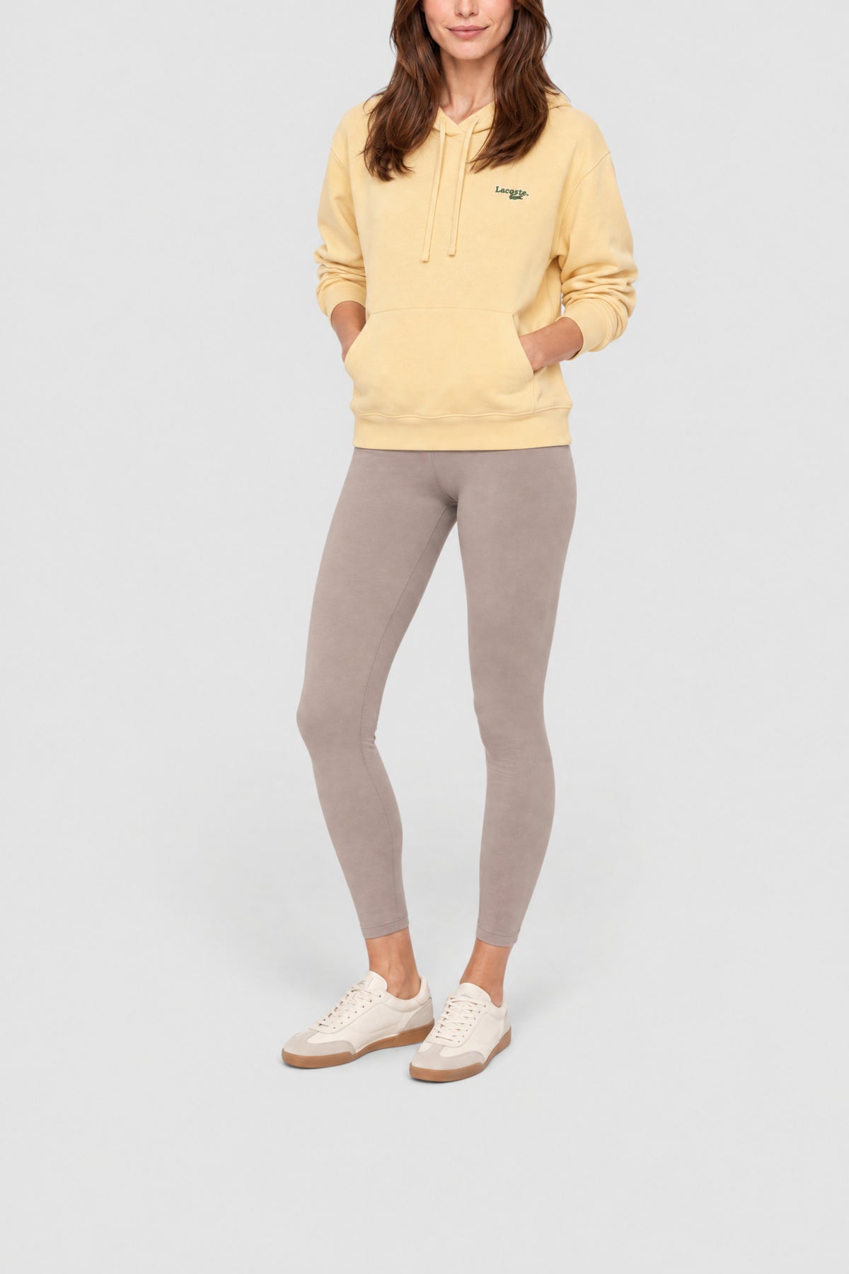 Sweatshirt oversize à capuche siglé - Sesame