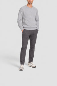 Sweatshirt avec poche kangourou - Argent Chiné