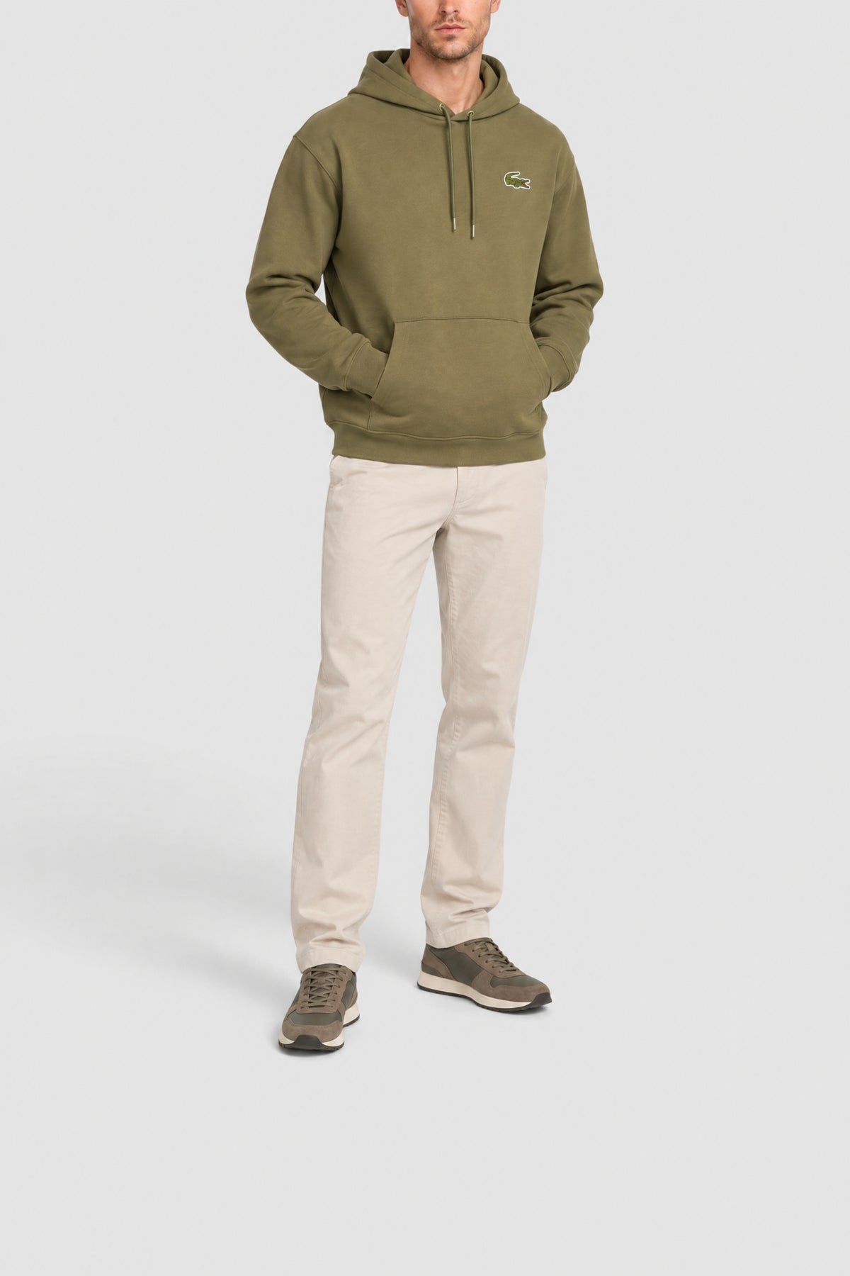 Sweatshirt à capuche - Kaki