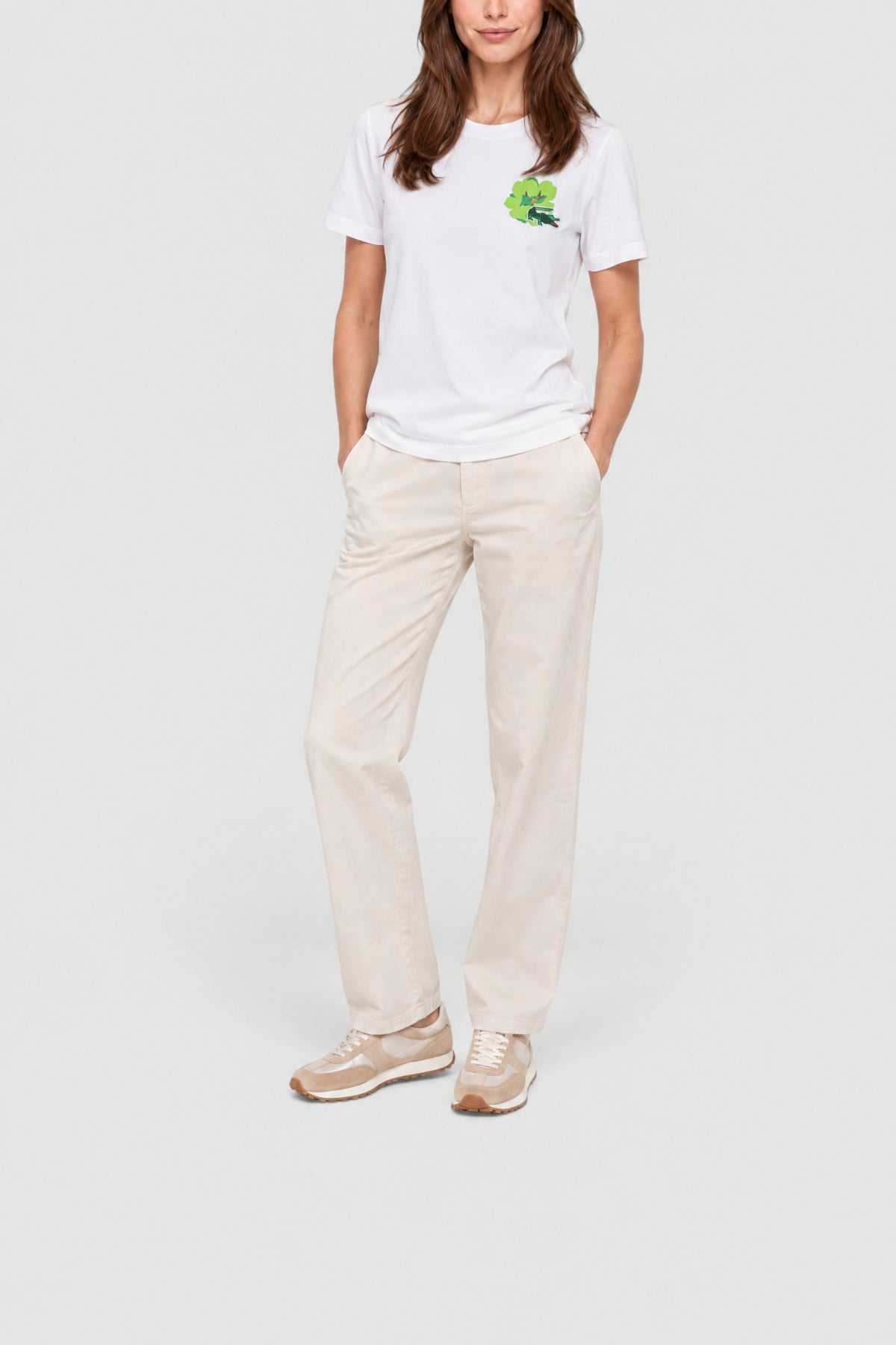 T-shirt imprimé floral - Blanc