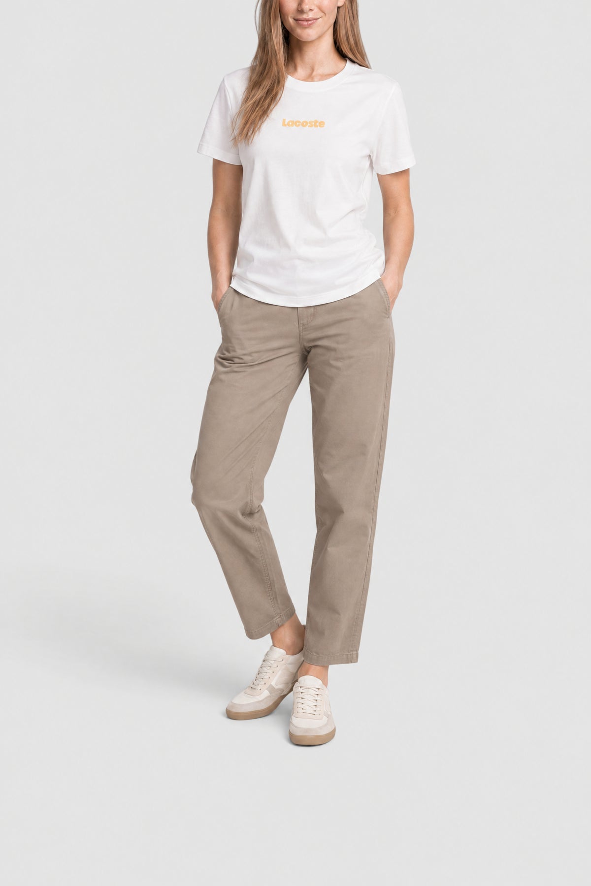 T-shirt coton doux imprimé vintage - Farine