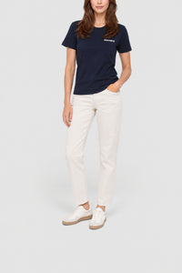 T-shirt Crocodelle coton brodé - Marine