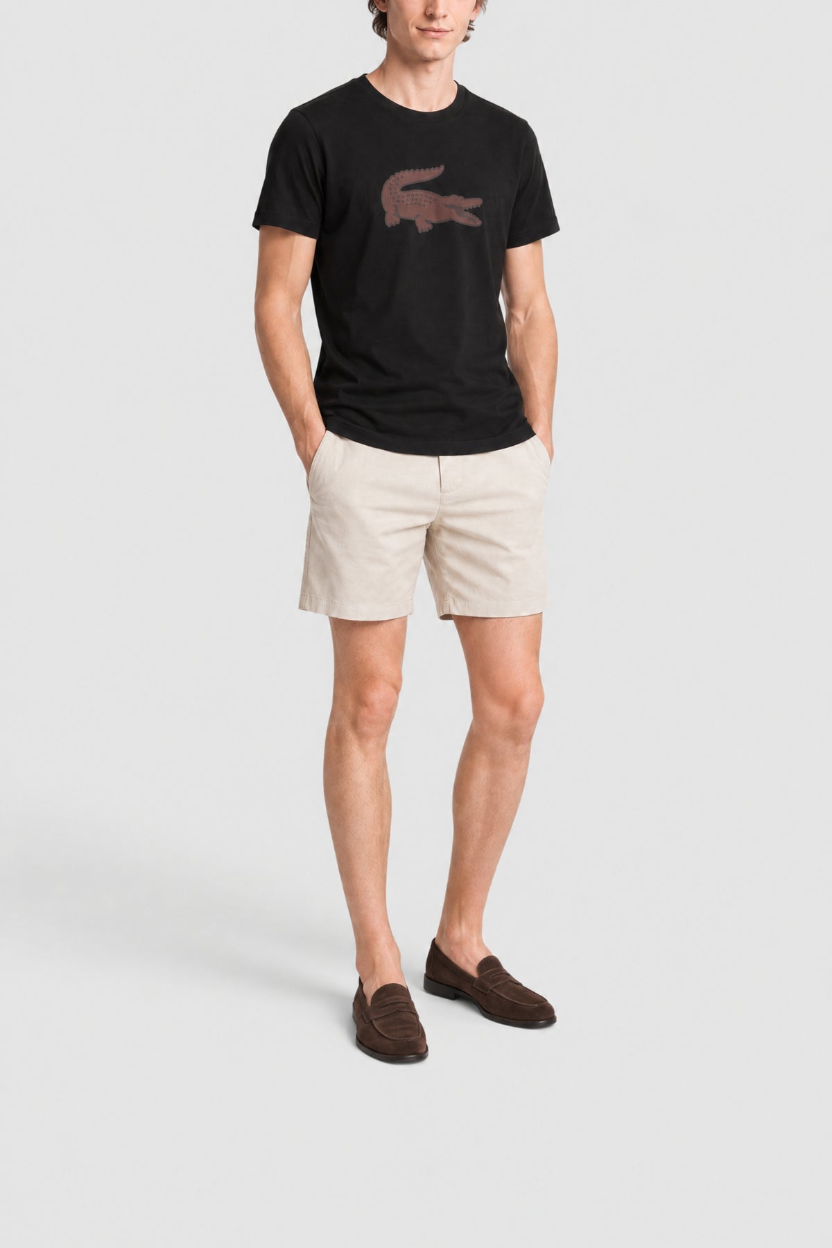 T-shirt Sport logo XXL - Noir & Expresso