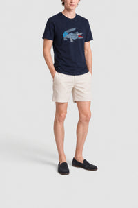 T-shirt à logo Lacoste - Marine