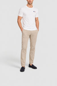 T-shirt avec logo tricolore - Blanc