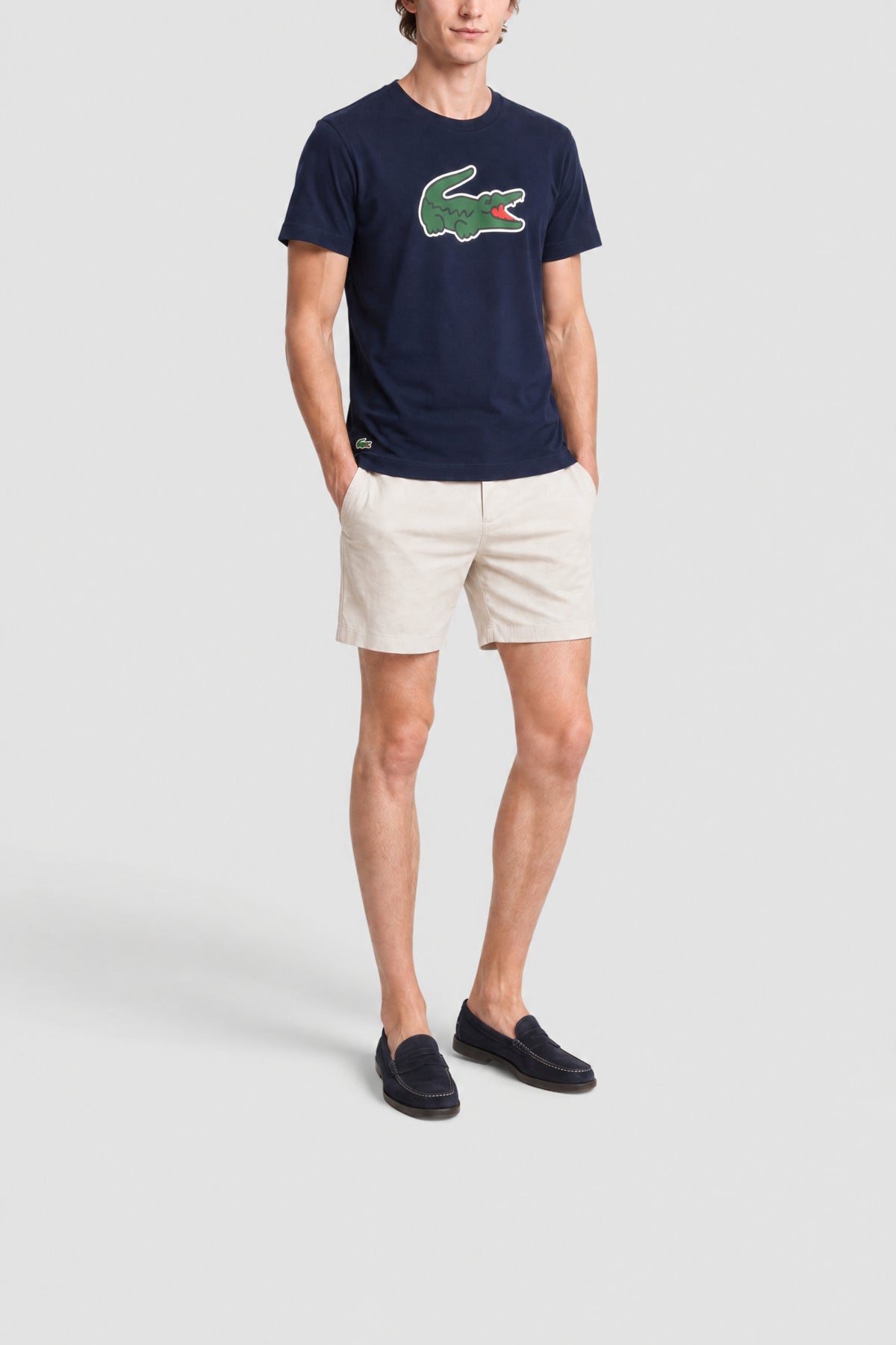T-shirt Sport logo XXL - Marine & Vert