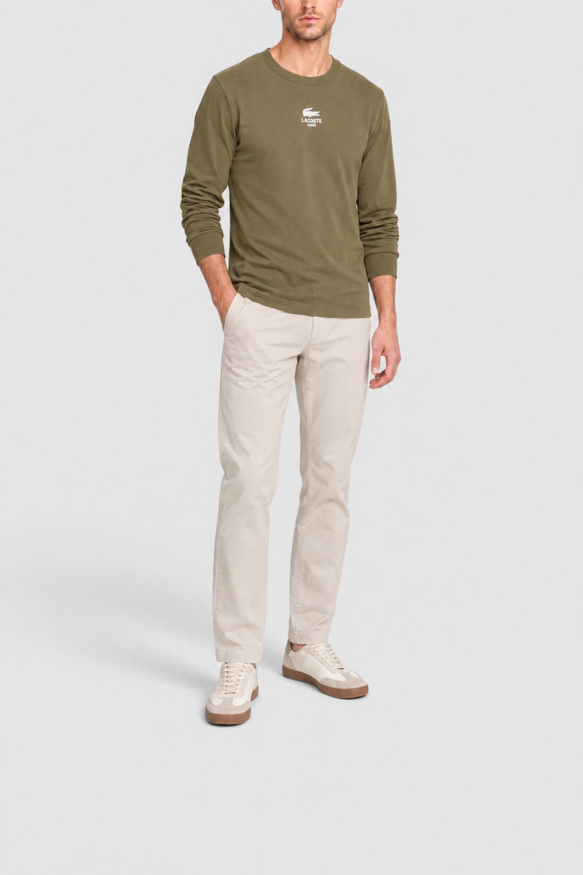 T-shirt à manches longues - Olive