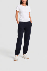 Pantalon de survêtement en piqué - Marine