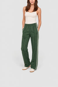 Pantalon de survêtement flare monogramme - Sinople & Kaki