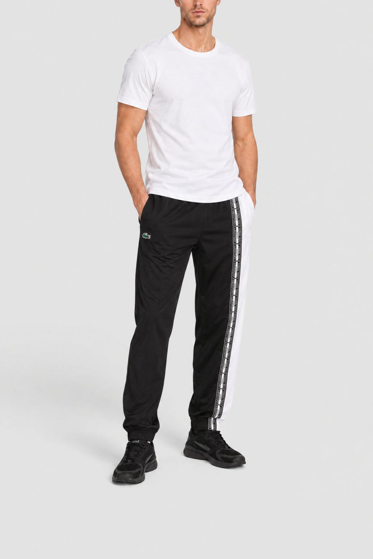 Pantalon de survêtement Tennis - Noir & Blanc