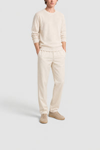 Pantalon de survêtement en lin - Naturel Clair