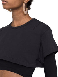 BLACK LE DOUBLE TSHIRT