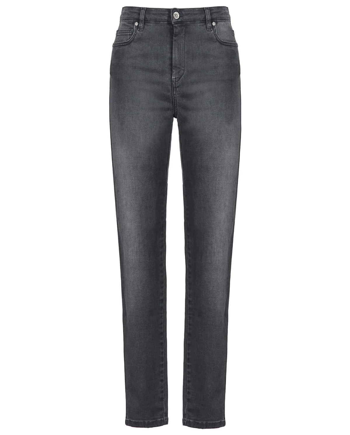 Jeans Lenzo à détails brodés - Heather Grey