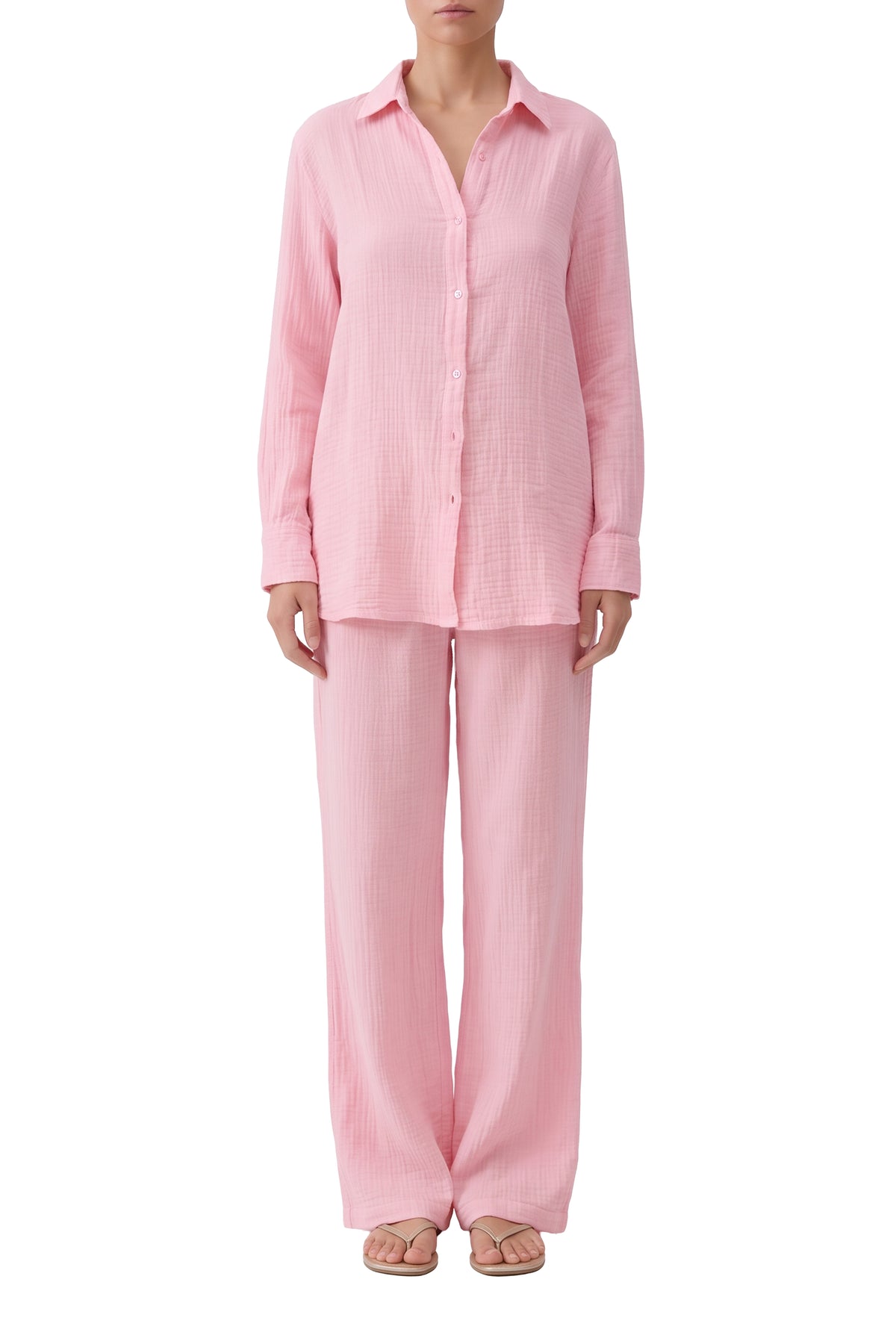 Pantalon Krissy à cordon - Rose