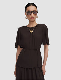 Espresso Blouse - Espresso