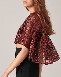 Bolero Liberta en maille - Rosewood