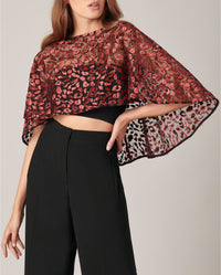 Bolero Liberta en maille - Rosewood