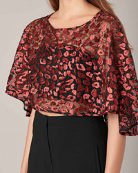 Bolero Liberta en maille - Rosewood